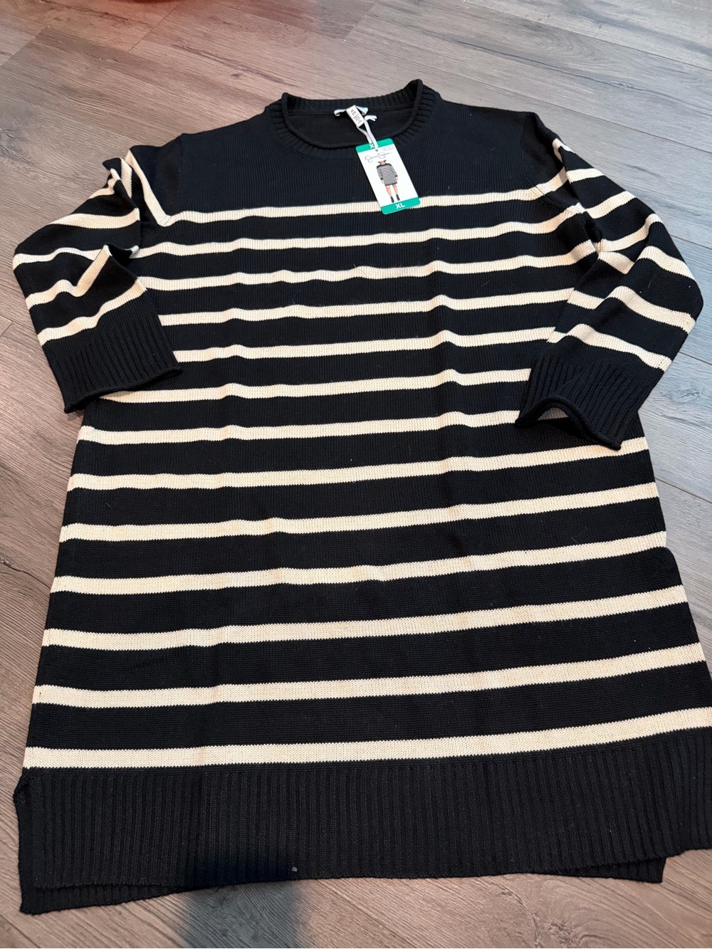 Womens Jessica Simpson Long Sleeve Knit Sweater Dress Size XL - Picture 1 of 5